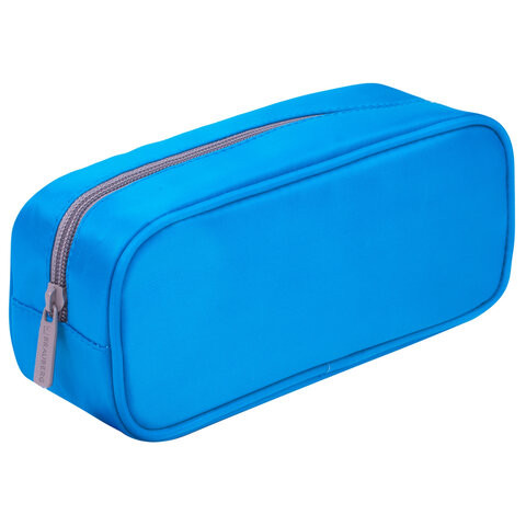 Пенал-косметичка BRAUBERG, мягкий, "KING SIZE BLUE", 20х8х9 см, 229018 по низкой цене оптом 