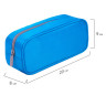 Пенал-косметичка BRAUBERG, мягкий, "KING SIZE BLUE", 20х8х9 см, 229018 по низкой цене оптом 