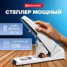 Степлер ЭНЕРГОСБЕРЕГАЮЩИЙ МОЩНЫЙ №24/6-23/13 BRAUBERG "ONE MOMENT", до 100 листов БЕЗ УСИЛИЙ, 272738 по низкой цене оптом 