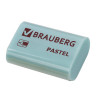Ластик BRAUBERG "Pastel", 37х24х11мм, ассорти пастельных цветов, экологичный ПВХ, 229582 по низкой цене оптом 