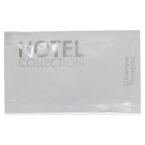 Шампунь одноразовый 10 мл, КОМПЛЕКТ 500шт, HOTEL COLLECTION, саше, флоупак, ш/к 00527, 2000313 по низкой цене оптом 