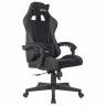 Кресло компьютерное BRABIX "Striker GM-121", синхромеханизм, 2 подушки, экокожа/велюр, черное, 532962 по низкой цене оптом 