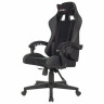 Кресло компьютерное BRABIX "Striker GM-121", синхромеханизм, 2 подушки, экокожа/велюр, черное, 532962 по низкой цене оптом 