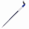 Ручка шариковая настольная BRAUBERG "Counter Pen", СИНЯЯ, пружинка, корпус синий, 0,5 мм, 143259 по низкой цене оптом Краснодар, Москва, Уфа, Казань, Барнаул, Владивосток, Хабаровск, Сахалин, Красноярск, Екатеренбург, 