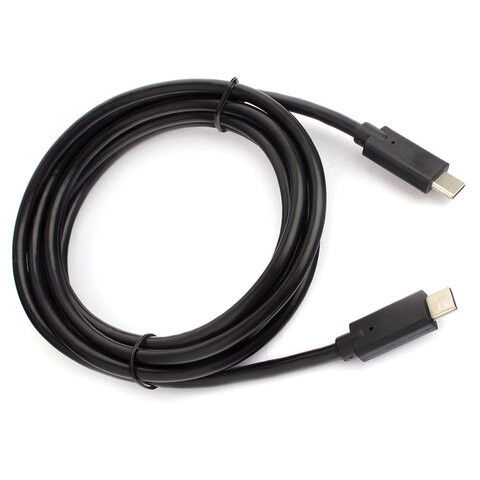 Кабель USB3.1 Type-C-Type-C, 1.8м, CABLEXPERT, 5А, 100Вт, PD/QC3.0, медь, черный, CCP-USB3.1-CMCM2-1.8M по низкой цене оптом 