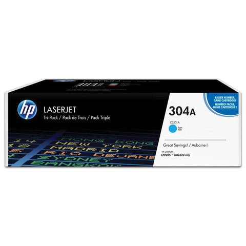 Картридж лазерный HP (CC531A) ColorLaserJet CP2025/CM2320, голубой, оригинальный, ресурс 2800 страниц по низкой цене оптом 