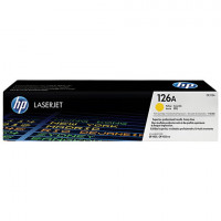 Картридж лазерный HP (CE312A) LaserJet CP1025/CP1025NW, желтый, оригинальный, ресурс 1000 страниц