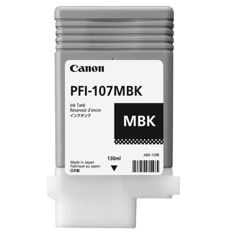 Картридж струйный CANON (PFI-107MBK) PF680/685/780/785, матовый, черный, оригинальный, 130 мл, 6704B001 по низкой цене оптом 