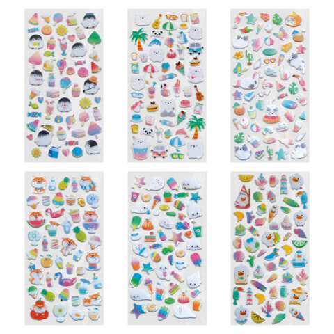 Наклейки гелевые "Вкусный микс", 17,5х9 см, ассорти 6 видов, FUNSTER (ФАНСТЕР), 666082 по низкой цене оптом Наклейки гелевые "Вкусный микс", 17,5х9 см, ассорти 6 видов, FUNSTER (ФАНСТЕР), 666082 по низкой цене оптом