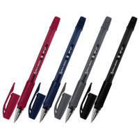 Ручка шариковая BRAUBERG "BP-GT VIVID", СИНЯЯ, корпус ассорти, пишущий узел 0,7 мм, линия письма 0,35 мм, 144502