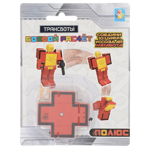 Игрушка-трансформер Трансботы "Боевой расчет", ассорти, дисплей, 1TOY, Т10379 по низкой цене оптом Краснодар, Москва, Уфа, Казань, Барнаул, Владивосток, Хабаровск, Сахалин, Красноярск, Екатеренбург, 