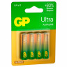 Батарейки КОМПЛЕКТ 4 шт, GP Ultra G-Tech, AA (LR6,15А), алкалиновые, пальчиковые, 15A, 15AUA21-2CRSBC4 по низкой цене оптом 