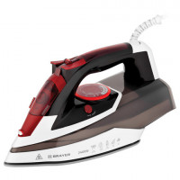 Утюг BRAYER BR4005, 2400Вт, керам.покрытие, самоочистка, антикапля, антинакипь, автооткл, коричневый