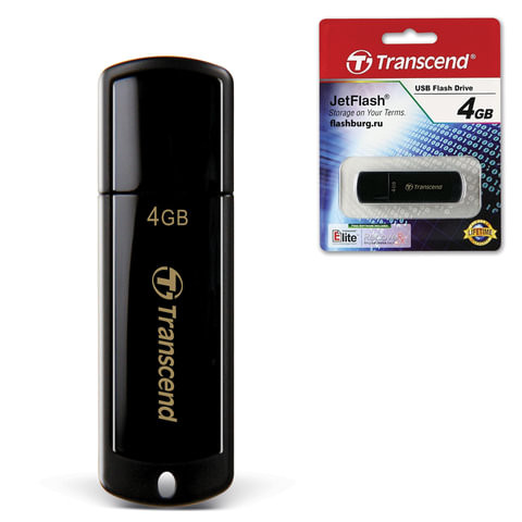 Флеш-диск 4 GB, TRANSCEND Jet Flash 350, USB 2.0, черный, TS4GJF350 по низкой цене оптом Краснодар, Москва, Уфа, Казань, Барнаул, Владивосток, Хабаровск, Сахалин, Красноярск, Екатеренбург, 