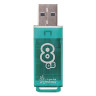 Флеш-диск 8 GB, SMARTBUY Glossy, USB 2.0, зеленый, SB8GBGS-G по низкой цене оптом Краснодар, Москва, Уфа, Казань, Барнаул, Владивосток, Хабаровск, Сахалин, Красноярск, Екатеренбург, 