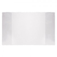 Обложка ПВХ для тетради и дневника ПИФАГОР, прозрачная, плотная, 100 мкм, 210х350 мм, 227479