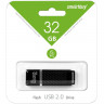 Флеш-диск 32 GB, SMARTBUY Quartz, USB 2.0, черный, SB32GBQZ-K по низкой цене оптом Краснодар, Москва, Уфа, Казань, Барнаул, Владивосток, Хабаровск, Сахалин, Красноярск, Екатеренбург, 