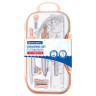 Готовальня BRAUBERG SCHOOL KIT, 11 предметов, циркуль 115 мм, циркуль 125 мм, чертежные принадлежности, персиковый цвет, 210717 по низкой цене оптом 