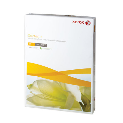 Бумага XEROX COLOTECH PLUS БОЛЬШОЙ ФОРМАТ (297х420 мм), А3, 120 г/м2, 500 л., для полноцветной лазерной печати, А++, 170% (CIE), 003R98848 по низкой цене оптом 