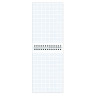 Блокнот МАЛЫЙ ФОРМАТ (108х146 мм) А6, 48 л., гребень, картон, клетка, ОФИСМАГ, синий, 129870 по низкой цене оптом 