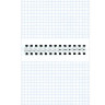 Блокнот МАЛЫЙ ФОРМАТ (108х146 мм) А6, 48 л., гребень, картон, клетка, ОФИСМАГ, синий, 129870 по низкой цене оптом 