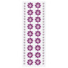 Стразы самоклеящиеся "Пурпурные цветы", 8-25 мм, 18 страз + 2 ленты, на подложке, ОСТРОВ СОКРОВИЩ, 661585
