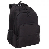 Рюкзак GRIZZLY школьный, анатом. спинка, 2 отделения, д/мальч., LIFE, чёр., 45х32х23, RU-430-10/1