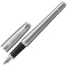 Ручка перьевая PARKER "Urban Core Metro Metallic CT", корпус серебристый, хромированные детали, синяя, 1931597 по низкой цене оптом 