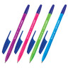 Ручка шариковая BRAUBERG "X-333" NEON SOLID, СИНЯЯ, корпус ассорти, узел 0,7 мм, линия письма 0,35 мм, 142831 по низкой цене оптом Краснодар, Москва, Уфа, Казань, Барнаул, Владивосток, Хабаровск, Сахалин, Красноярск, Екатеренбург, 