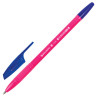 Ручка шариковая BRAUBERG "X-333" NEON SOLID, СИНЯЯ, корпус ассорти, узел 0,7 мм, линия письма 0,35 мм, 142831 по низкой цене оптом Краснодар, Москва, Уфа, Казань, Барнаул, Владивосток, Хабаровск, Сахалин, Красноярск, Екатеренбург, 