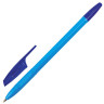 Ручка шариковая BRAUBERG "X-333" NEON SOLID, СИНЯЯ, корпус ассорти, узел 0,7 мм, линия письма 0,35 мм, 142831 по низкой цене оптом Краснодар, Москва, Уфа, Казань, Барнаул, Владивосток, Хабаровск, Сахалин, Красноярск, Екатеренбург, 