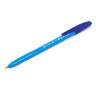 Ручка шариковая BRAUBERG "X-333" NEON SOLID, СИНЯЯ, корпус ассорти, узел 0,7 мм, линия письма 0,35 мм, 142831 по низкой цене оптом Краснодар, Москва, Уфа, Казань, Барнаул, Владивосток, Хабаровск, Сахалин, Красноярск, Екатеренбург, 