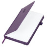 Ежедневник датированный 2026, А5, 138х213 мм, BRAUBERG "Plain", под кожу, резинка, держатель для ручки, фиолетовый, 117509 по низкой цене оптом 