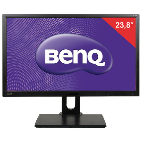 Монитор BENQ BL2420PT 23,8" (60 см), 2560x1440, 16:9, IPS, 5 ms, 300 cd, VGA, DVI, HDMI, DP, USB, HAS Pivot, черный, 9H.LCWLA.TBE по низкой цене оптом 