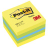 Блок самоклеящийся (стикер) POST-IT ORIGINAL "Лимон" 51х51 мм, 400 л., ассорти, 2051-L