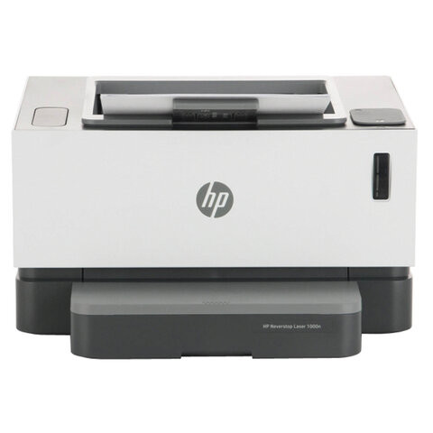 Принтер лазерный HP Neverstop Laser 1000n, А4, 20 страниц/мин, 20000 страниц/месяц, сетевая карта, СНПТ, 5HG74A по низкой цене оптом 