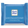 Шоколад порционный RITTER SPORT молочный, 35% какао, 3 кг (180 плиток по 16,67 г), RU425A по низкой цене оптом 