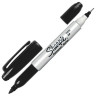 Маркер перманентный двусторонний SHARPIE (США) ЧЕРНЫЙ, "Twin Tip", наконечники 0,9/0,5 мм, S0811100 по низкой цене оптом 