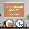 Доска пробковая 70х50 см, ПВХ рамка, ГАРАНТИЯ 10 ЛЕТ, РОССИЯ, BRAUBERG, 238188 по низкой цене оптом Краснодар, Москва, Уфа, Казань, Барнаул, Владивосток, Хабаровск, Сахалин, Красноярск, Екатеренбург, 