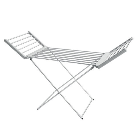 Сушилка для белья напольная, электрическая, раскладная, алюминиевая, три зоны сушки, нагрев 60°С, LAIMA HOME, 700978 по низкой цене оптом Сушилка для белья напольная, электрическая, раскладная, алюминиевая, три зоны сушки, нагрев 60°С, LAIMA HOME, 700978 по низкой цене оптом