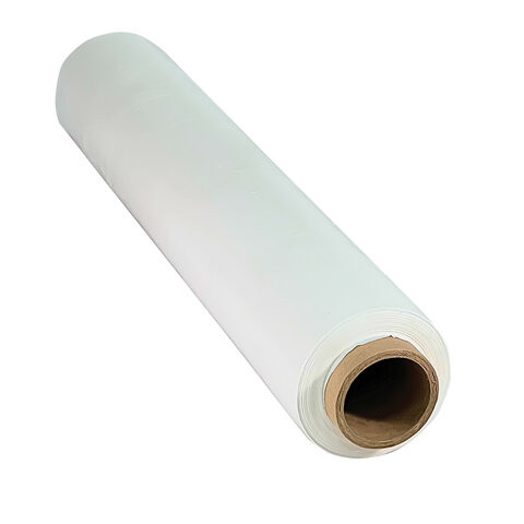 Стрейч-пленка высокого качества БЕЛАЯ 50 см х 217м, 20 мкм, 2 кг нетто, первичное сырье по низкой цене оптом 