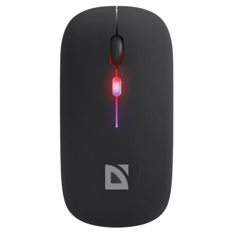 Мышь беспроводная DEFENDER Coda MB-261, 2.4ГГц+BT, радужная, 3кнопки+1колесо, 300мАч, черная, 52261 по низкой цене оптом Мышь беспроводная DEFENDER Coda MB-261, 2.4ГГц+BT, радужная, 3кнопки+1колесо, 300мАч, черная, 52261 по низкой цене оптом