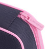 Пенал-косметичка BRAUBERG, 1 отделение, 2 кармана, органайзер, полиэстер, 21x10x5 см, серо-розовый, 270846