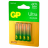Батарейки КОМПЛЕКТ 4 шт, GP Ultra G-Tech, AAA (LR03, 24А), алкалиновые,мизинчиковые,, 24AUA21-2CRSBC4 по низкой цене оптом 