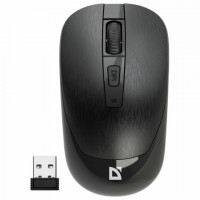 Мышь беспроводная DEFENDER Wave MM-995, USB, 3 кнопки+1 колесо-кнопка, оптическая, че, 52995