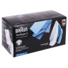 Утюг BRAUN TS340С, 2000 Вт, керамическое покрытие, самоочистка, антикапля, белый/синий, TS340C по низкой цене оптом 