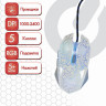 Мышь проводная игровая SONNEN GM-17, USB, 2400 dpi, 6 кнопок, оптическая, LED-подсветка, белая, 512639 по низкой цене оптом Краснодар, Москва, Уфа, Казань, Барнаул, Владивосток, Хабаровск, Сахалин, Красноярск, Екатеренбург, 