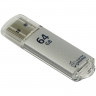 Флеш-диск 64 GB, SMARTBUY V-Cut, USB 3.0, металлический корпус, серебристый, SB64GBVC-S3 по низкой цене оптом Краснодар, Москва, Уфа, Казань, Барнаул, Владивосток, Хабаровск, Сахалин, Красноярск, Екатеренбург, 
