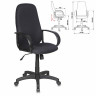 Кресло офисное CH-808AXSN/BLACK, ткань, черное по низкой цене оптом 