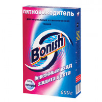 Средство для удаления пятен 600 г, BONISH (Бониш) "Бережный уход и защита цвета", без хлора